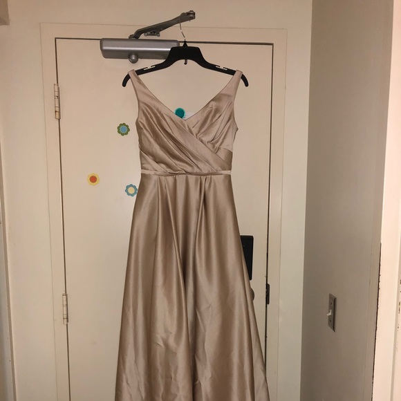 Champagne Prom/Formal/Bridesmaid/ Evening Gown - Picture 6 of 6